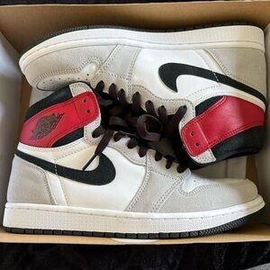Jordan Retro High Sneakers - White, Black, Red, Gray